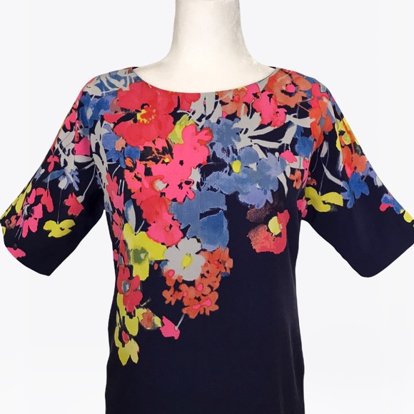 Loft by Ann Taylor Floral Print Sheath Women’s Dress - S/XS - Picture 8 of 17